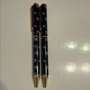 Lug Elephant 🐘 pens purple and green